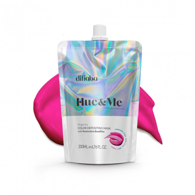 DIFIABA Hue&Me Magenta Color Depositing Mask 200 ml