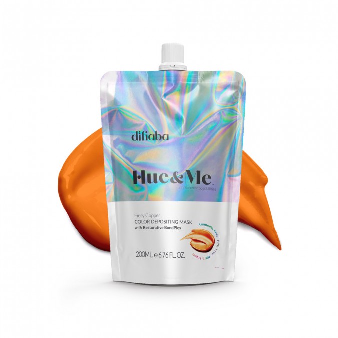 DIFIABA Hue&Me Fiery Copper Color Depositing Mask 200 ml
