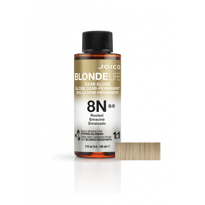 JOICO Blonde Life Demi Permanent Liquid 8N 60 ml
