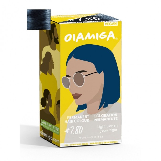 OIAMIGA Permanent Hair Colour Light Denim 120 ml