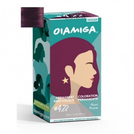 OIAMIGA Permanent Hair Colour Plum 120 ml
