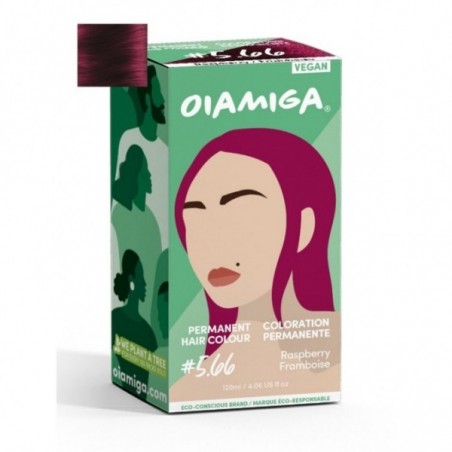 OIAMIGA Permanent Hair Colour Raspberry 120 ml
