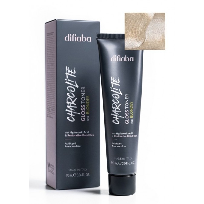 DIFIABA Charcolite Gloss Toners For Blondes Ash Gold 10.13 AG 90 ml