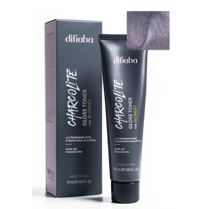 DIFIABA Charcolite Gloss Toners For Blondes Ash Violet 8.12 AV 90 ml