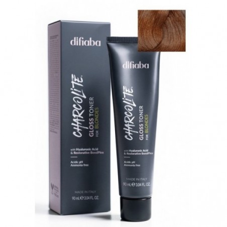DIFIABA Charcolite Gloss Toners For Blondes Gold Copper 6.34 GC 90 ml