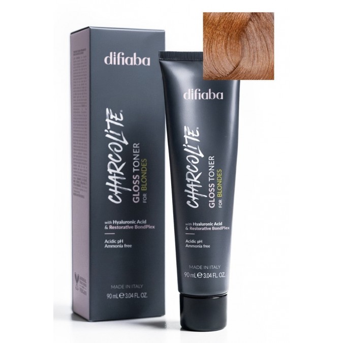 DIFIABA Charcolite Gloss Toners For Blondes Gold Copper 8.34 GC 90 ml